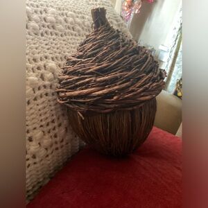 Unique vintage Faux Acorn, Fall and winter season Home Decor, twined acorn